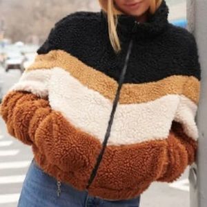 L.A. Hearts retro sherpa teddy